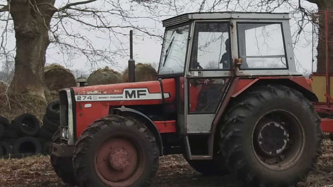 Mist streuen mit MF 274 as und einem Krone Optimat