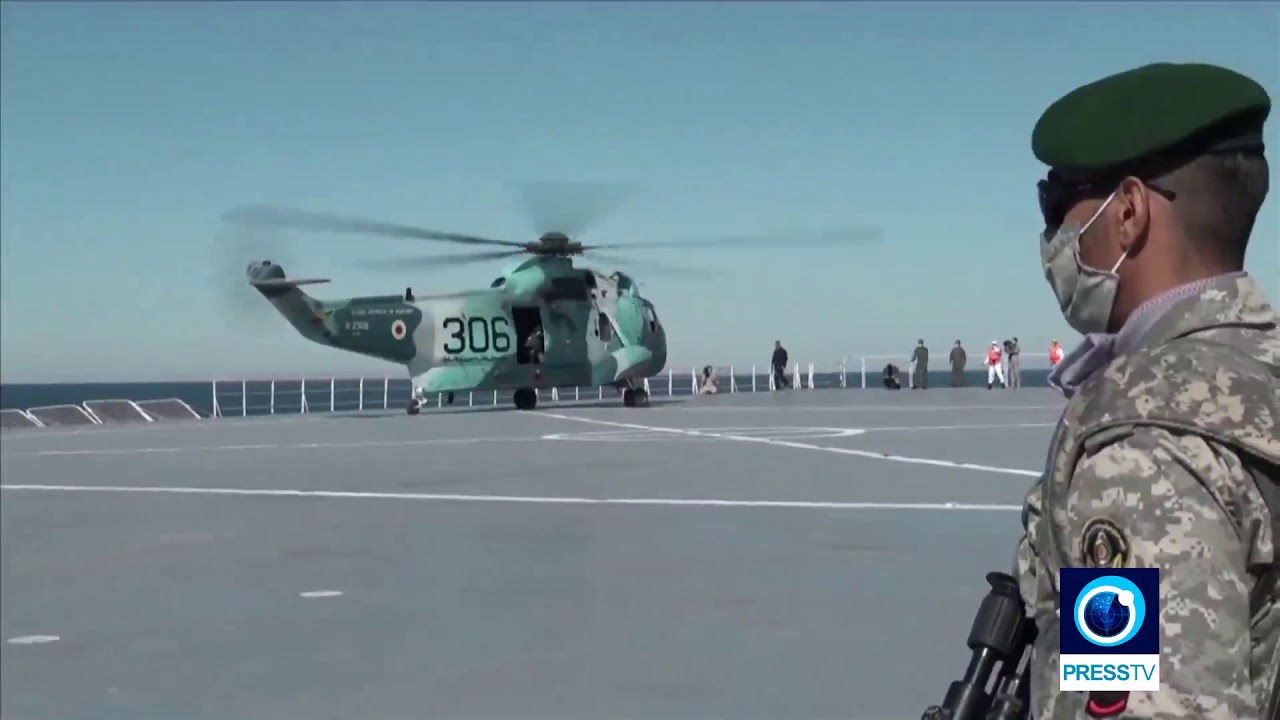 Iran Navy starts military drills in southern waters, takes delivery of two warships