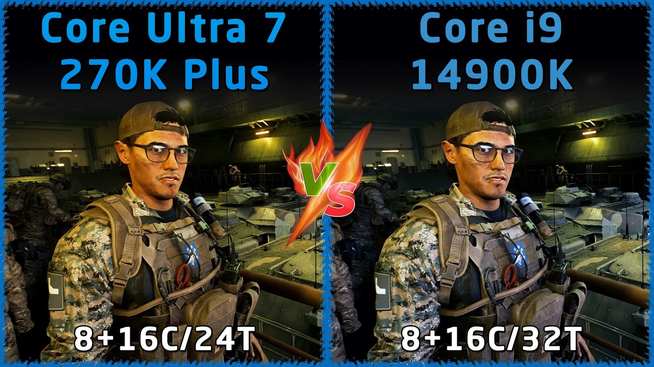 Intel Core Ultra 7 270K Plus vs Intel Core i9 14900K