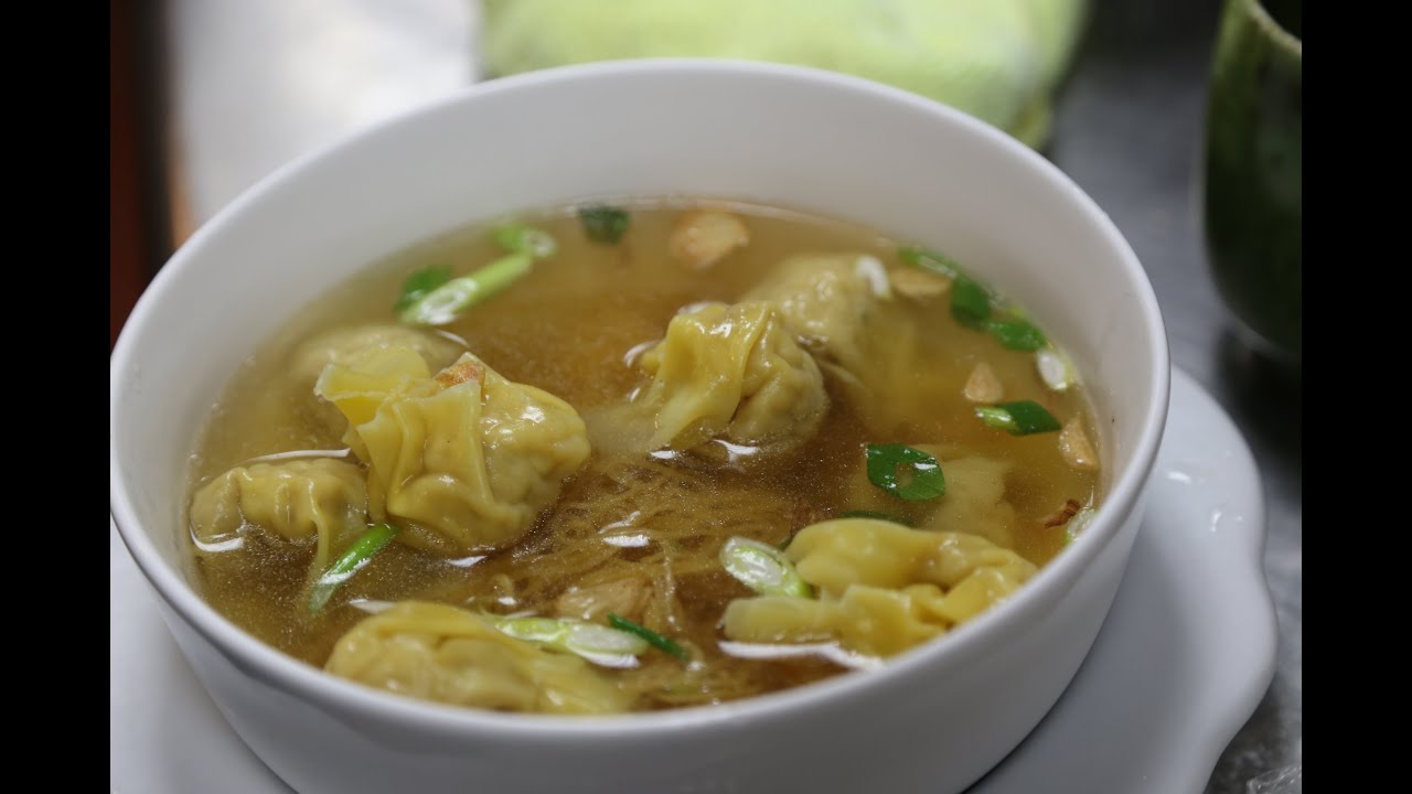 Hong Kong Style Wonton Noodle Soup 雲吞麺