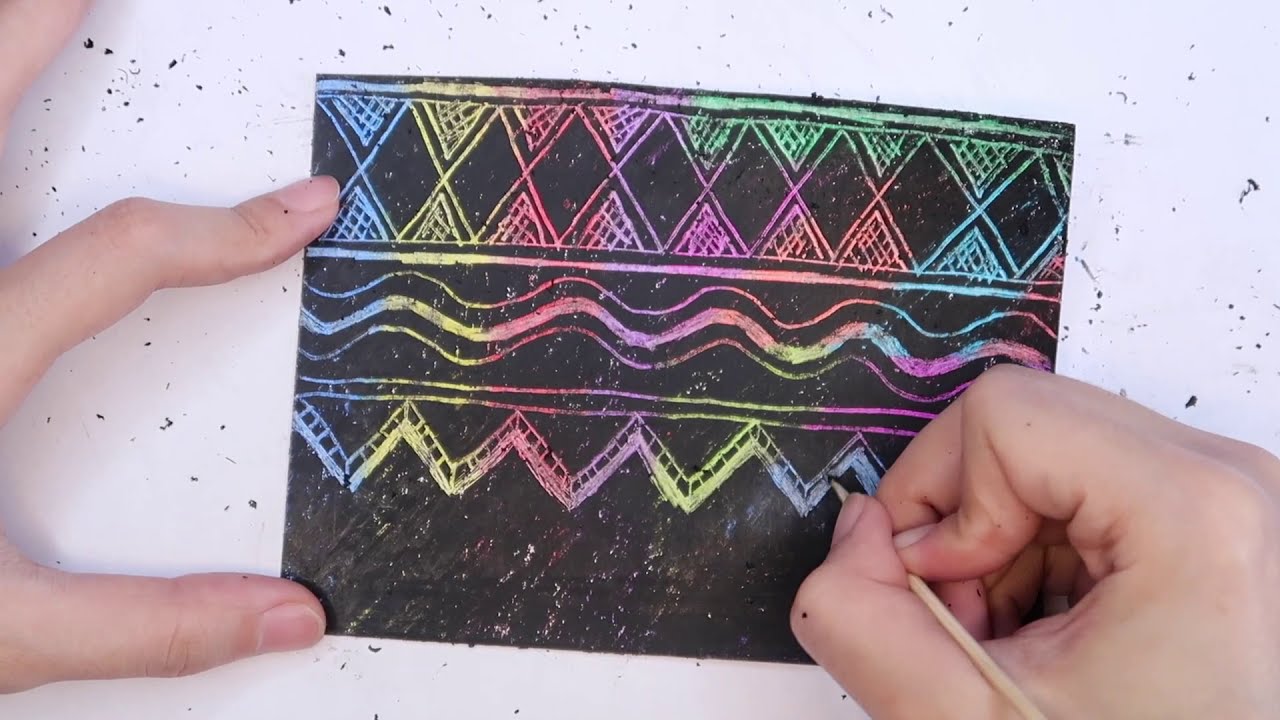 Crayon Etching Artwork | Banig from Visayas