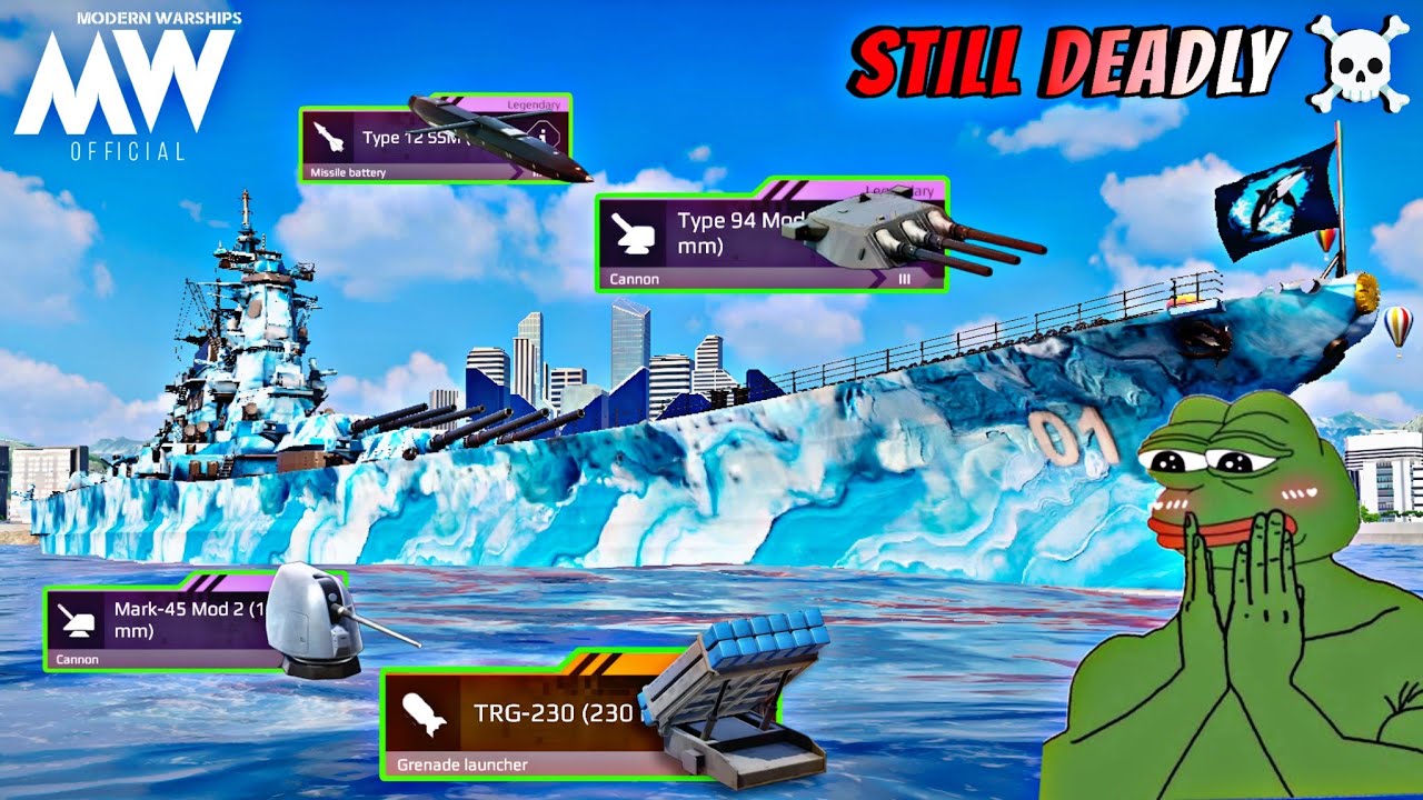 12000/Artcoin 💸 Still Deadly BB☠️ Surprise Fire Power 🔥- Modern Warships 