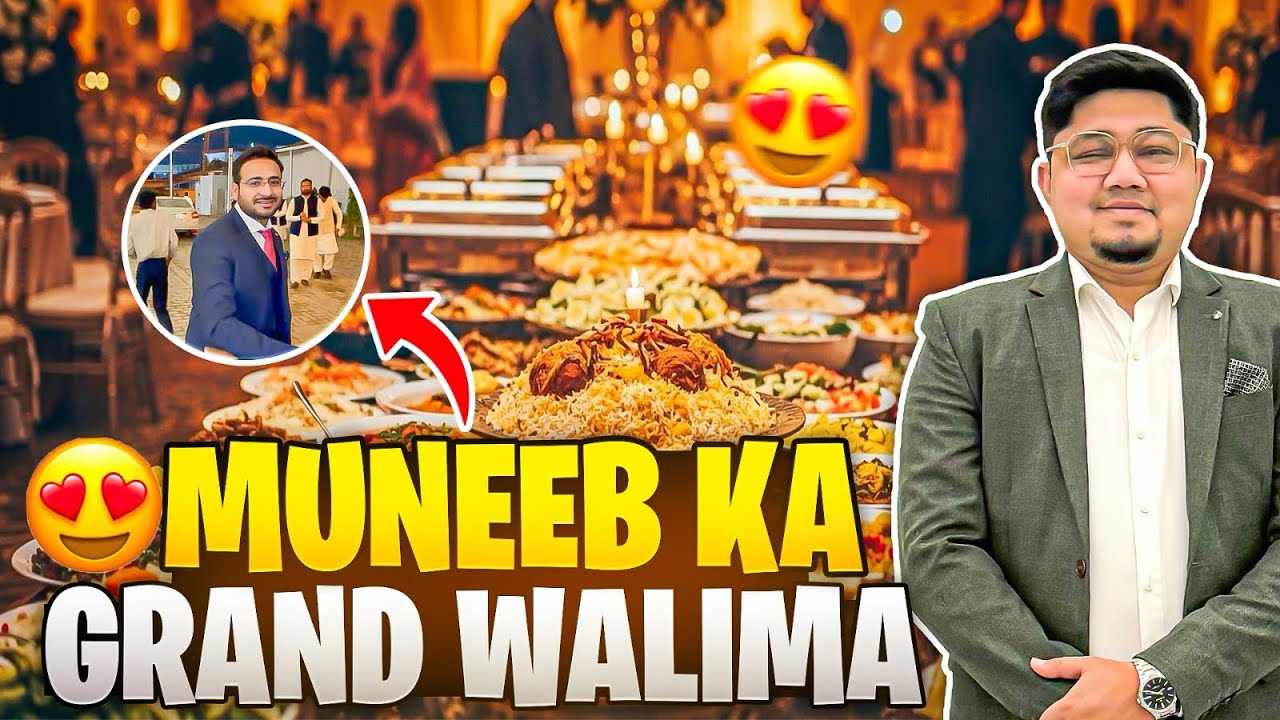 INSIDE MUNEEB'S GRAND VALIMA CERMONY 😍 | PAKISTANI VALIMA VLOG | TALES BY ABDULLAH 
