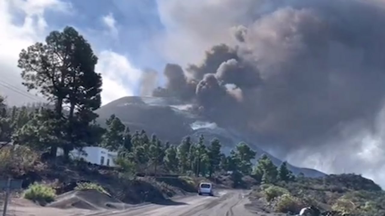 &iexcl;Ins&oacute;lito! Capta el ruido de las fuertes explosiones del volc&aacute;n de La Palma