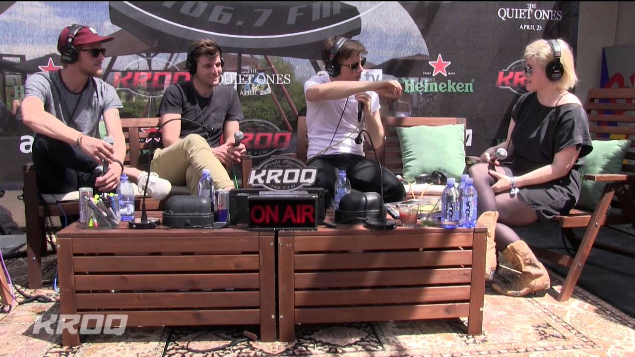 Foster The People Interview - KROQ Party House At Coachella 2014
