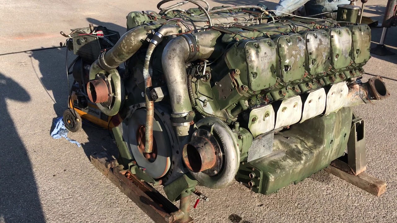 Mtu mb 838 cam 500 Leopard 1 Panzer Tank Motor Engine bergepanzer 2 10 Zylinder Kompressor
