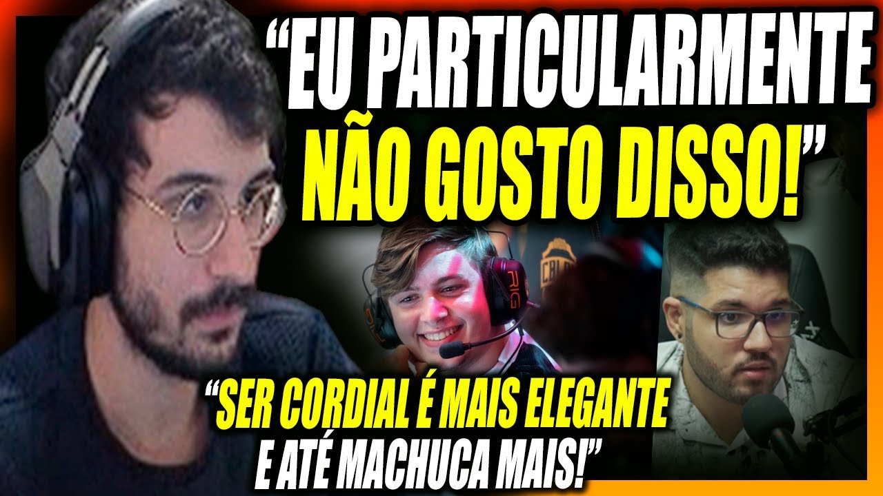 REVOLTA REAGINDO AO THULIO NO COMBO FALANDO SOBRE COMEMORA&Ccedil;&Otilde;ES EXAGERADAS DE JOGADORES
