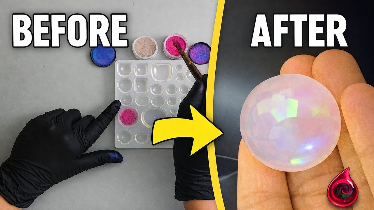 ✨ Chrome vs Chameleon Resin Gems – Amazing Test Results! 🔥