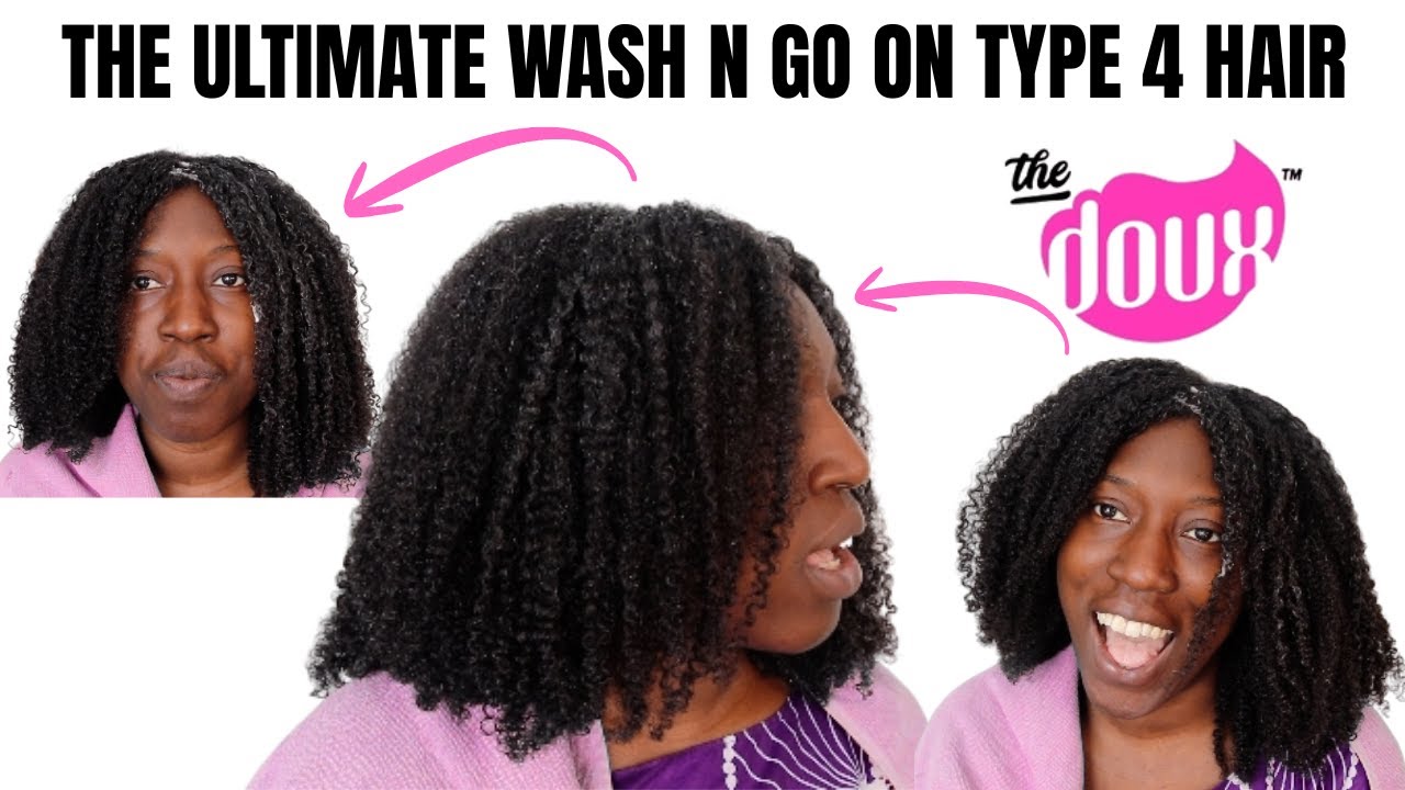 Wash & Go with The Doux on 4B/4C Hair | Chatty Vlog + Honest Review