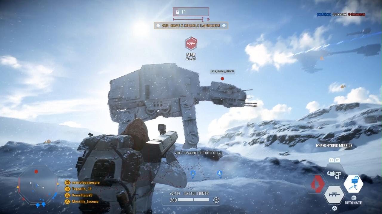 STAR WARS Battlefront II | Galactic Assault Walkers Neutralized on HOTH