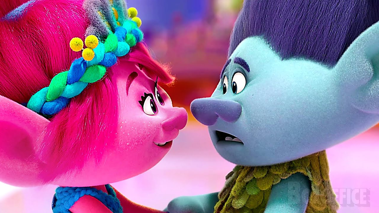 Poppy et Branche sont les MEILLEURS | Les Trolls 3 Meilleures Scènes ❤ 🌀 4K