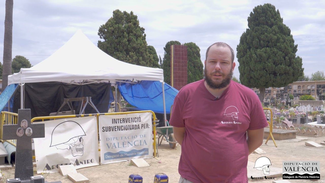 Explicación Trabajos Fosa 114 del Cementerio de Paterna (Mes I).