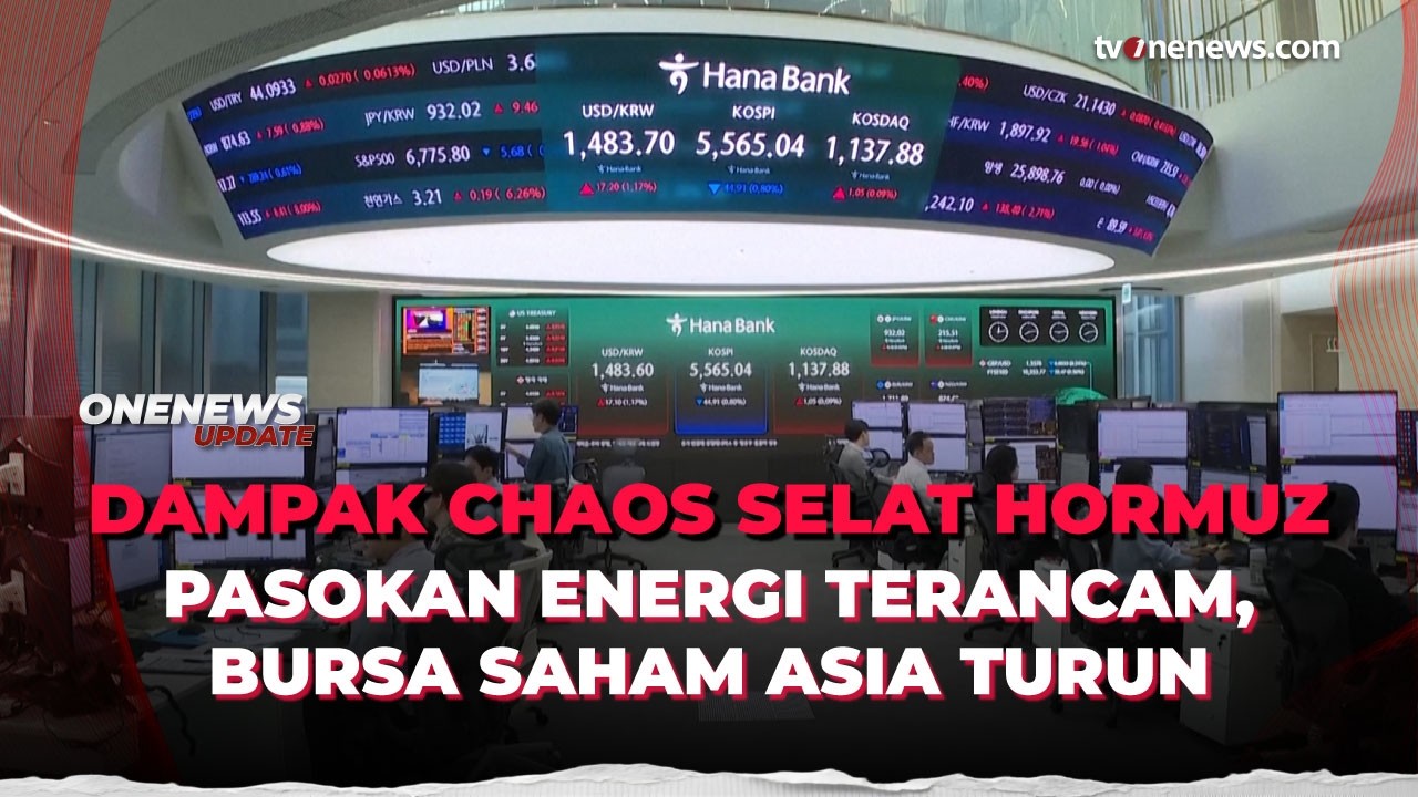 Saham Asia Melemah, Harga Minyak Melonjak Usai Iran Menyerang Kapal di Teluk | OneNews Update