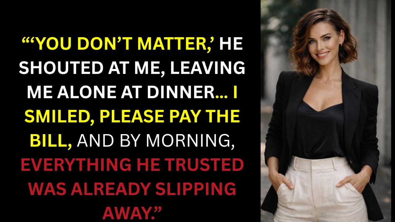 He Left Me at Dinner - I Owned His Company by Moning