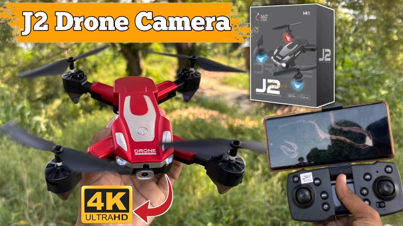 j2 drone camer dual camera & battery | best drone under ₹2000 | best drone under 2000 with 4k camera