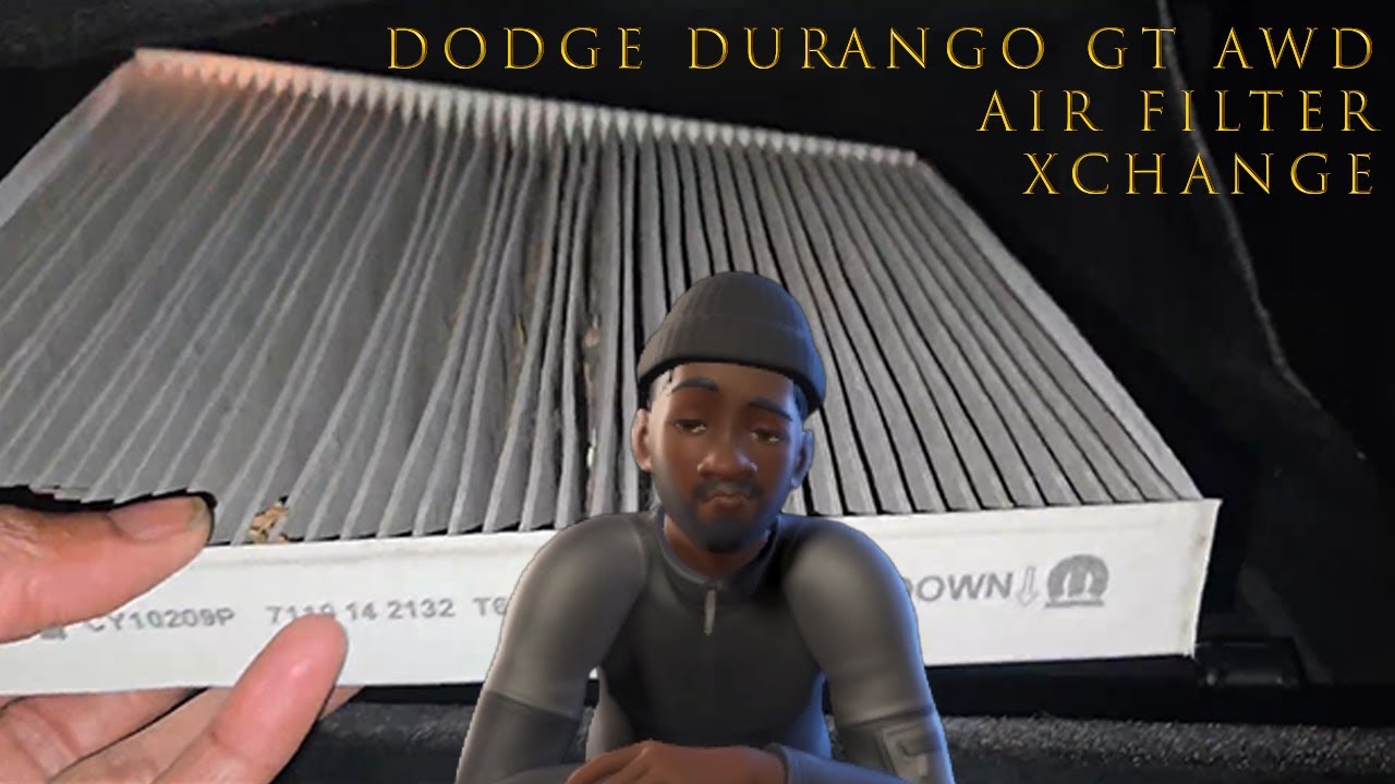MAWULI (2017 GT AWD Dodge Durango 3.6L V6) Cabin Air Filter Replacement❗#Mopar