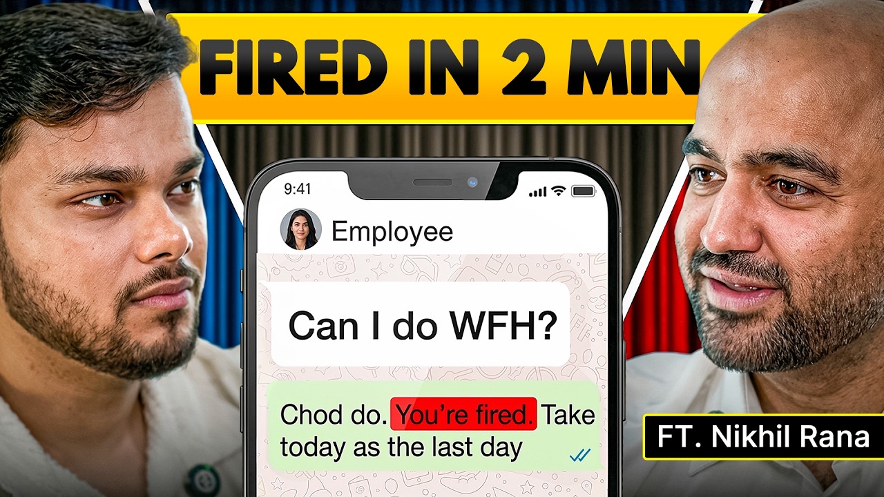 Toxic Boss ya Honest Founder? Nikhil Rana Ka Sach | Fired Employee on Whatsapp in 2 Min