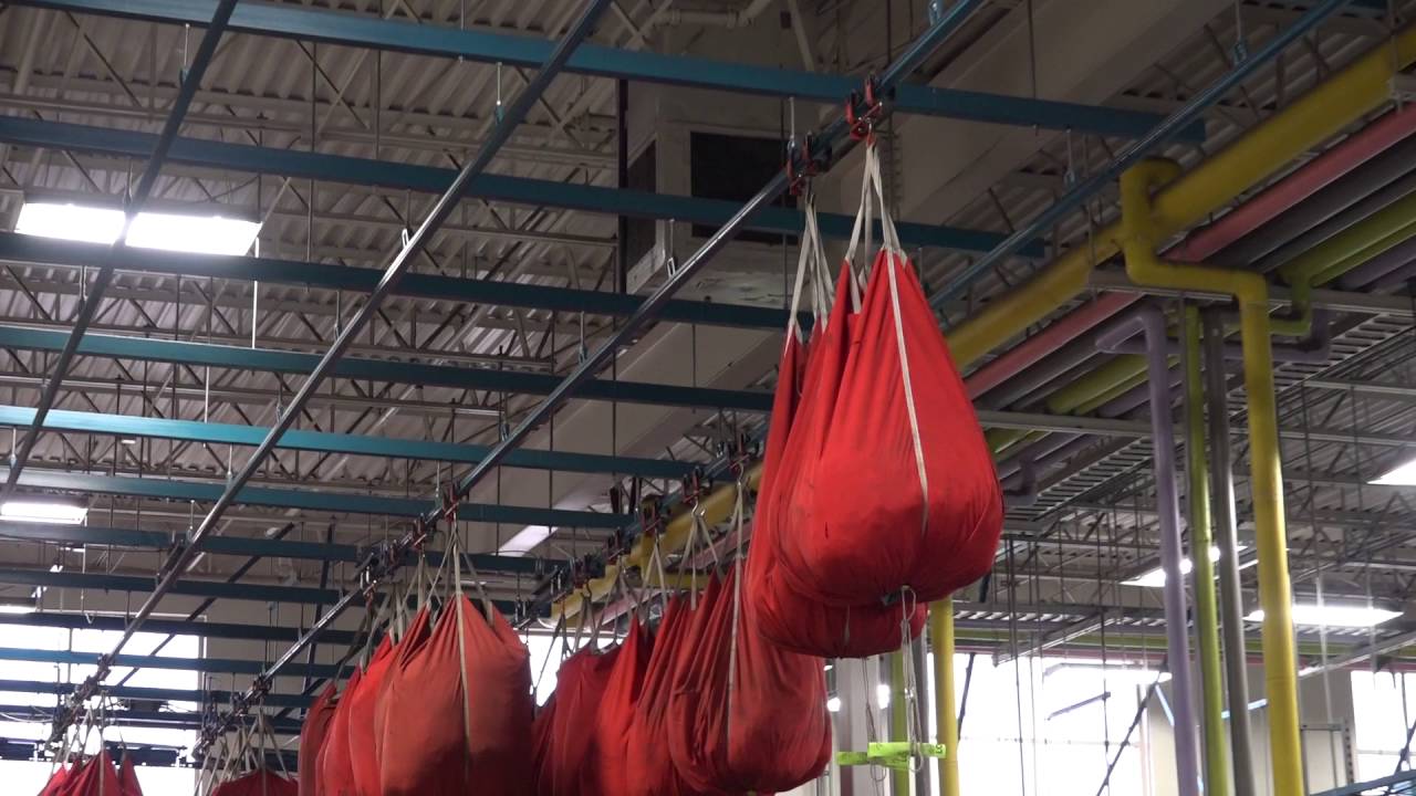 Monorail Laundry Handling System