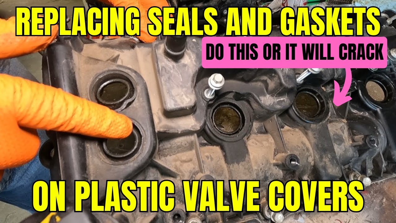 How to easily replace seals and gaskets on plastic valve covers (spark plug tubes and vvt solenoids)