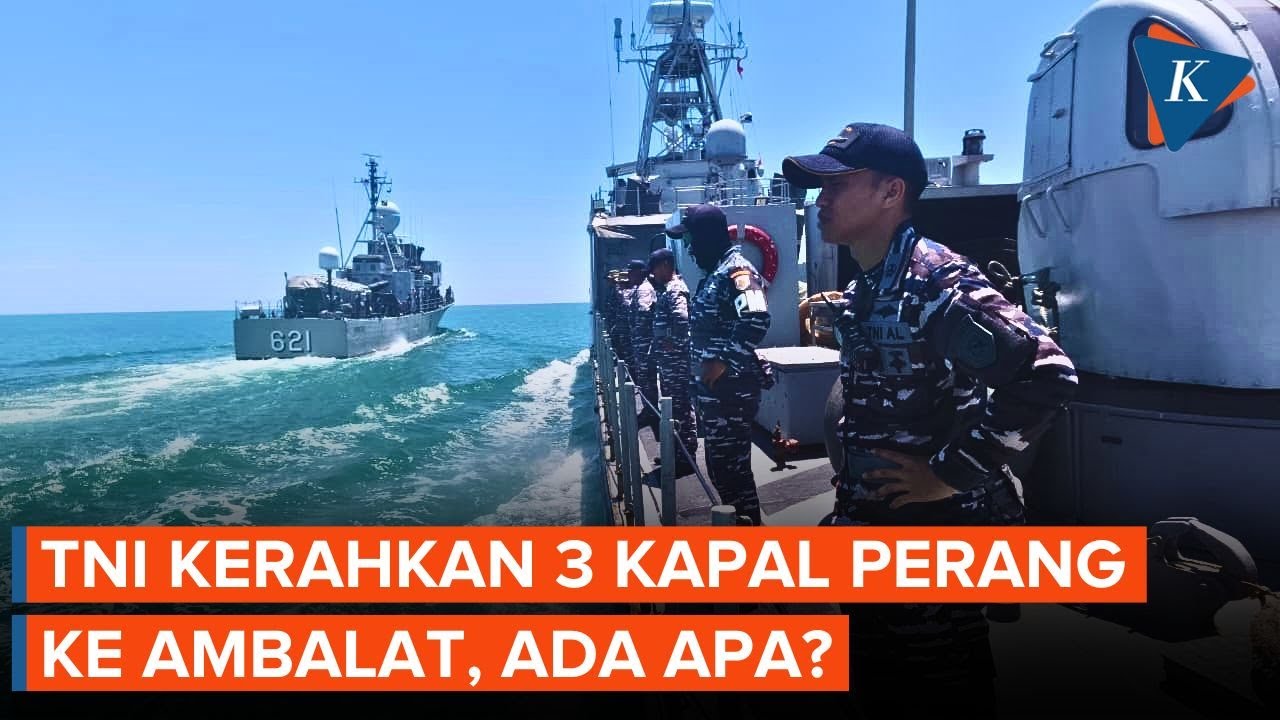 TNI AL Kerahkan Tiga Kapal Perang ke Perairan Ambalat, Ada Apa?