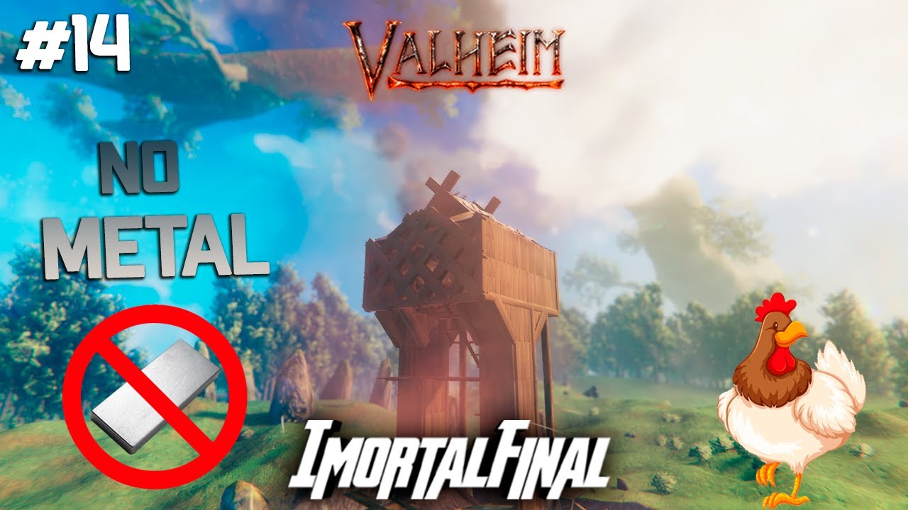 SAGA NO METAL EP. 14 CHICKENS - VALHEIM 🎥