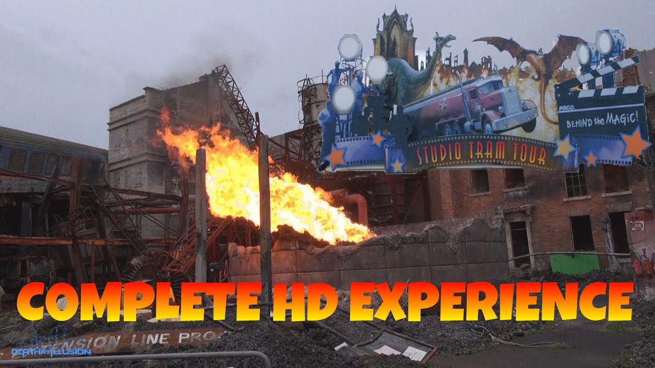 Studio Tram Tour: Behind The Magic On-ride (Complete HD Experience) Walt Disney Studios Paris