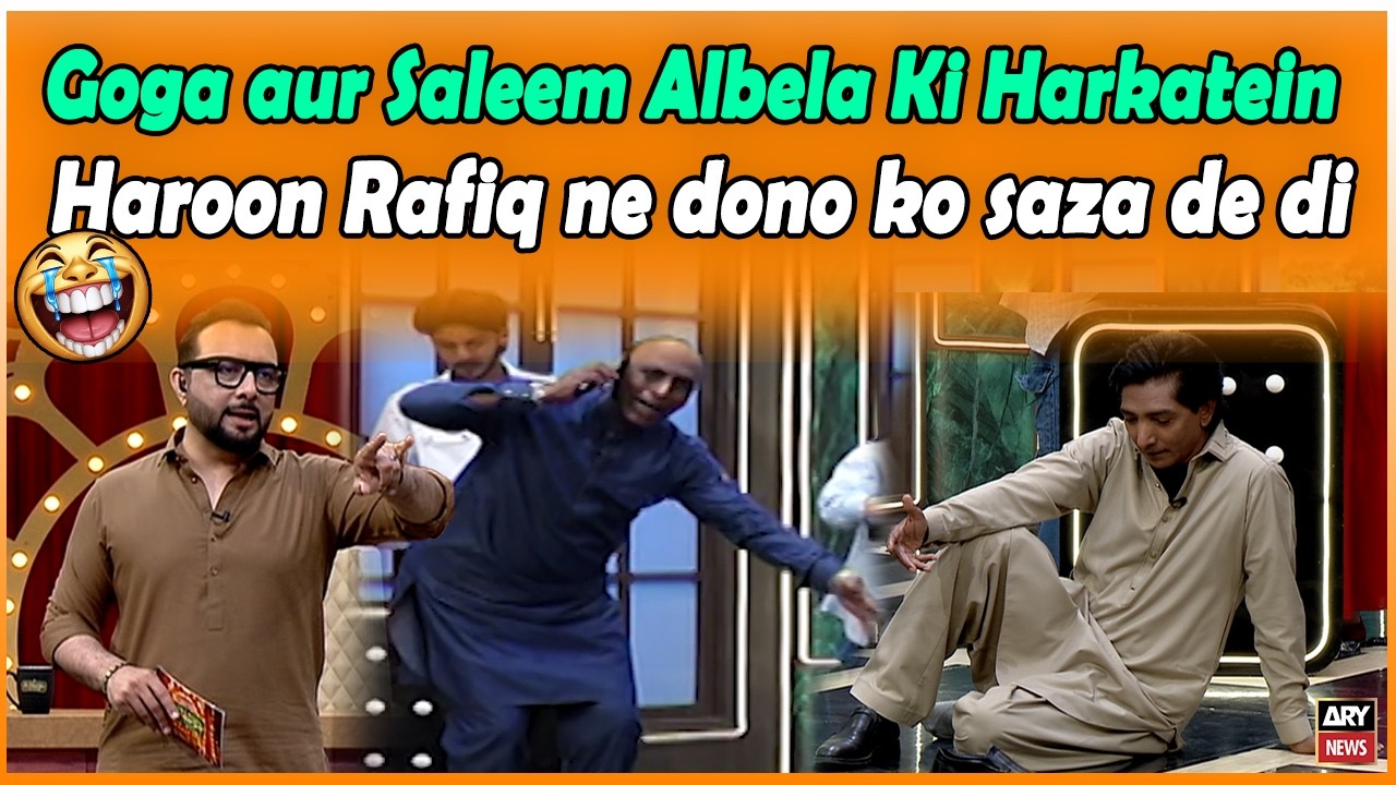 Goga aur Saleem Albela Ki Harkatein, Haroon Rafiq ne dono ko saza de di