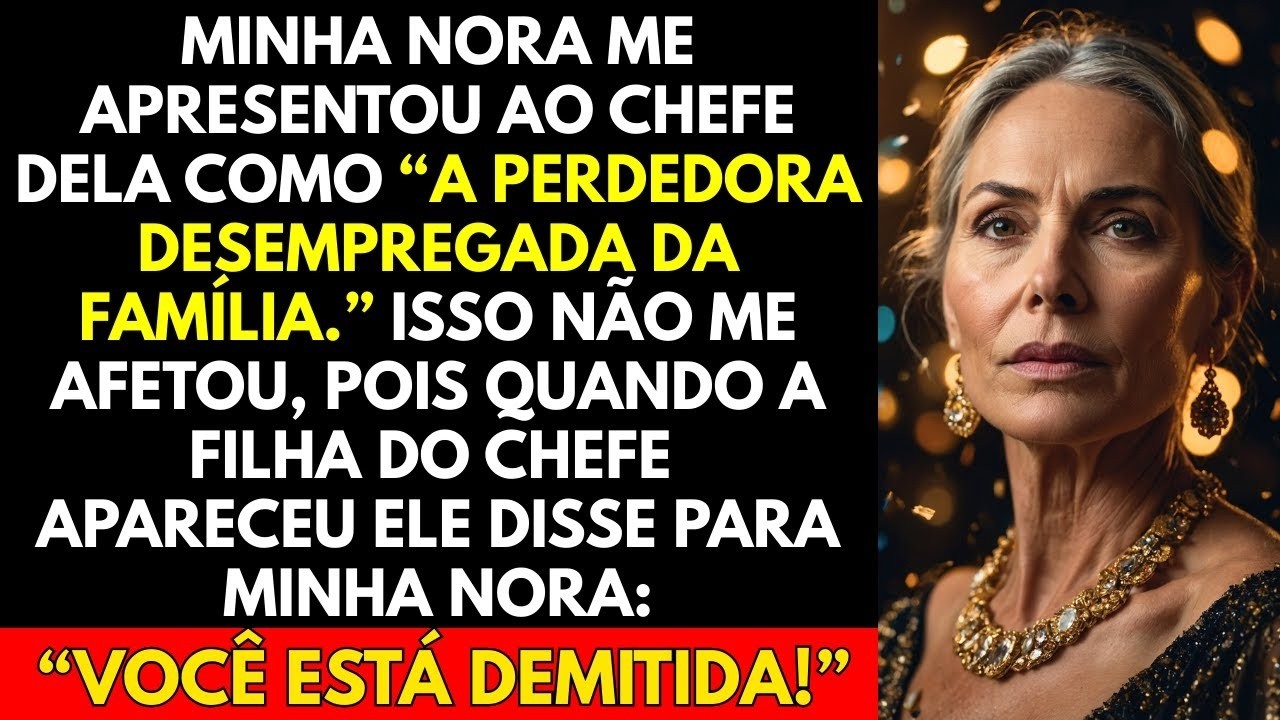 Minha Nora Me Apresentou Ao Chefe Dela Como “A Perdedora Desempregada Da Família ” Isso Não Me