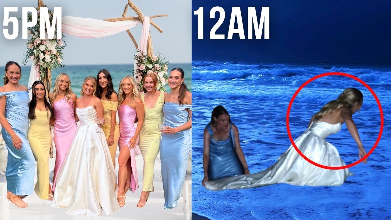 BRIDE ENDS UP IN OCEAN WITH WEDDING DRESS ON 👀| Rybka Twins