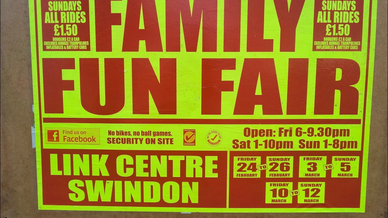 Swindon vlog Feb/March/2023. Steven Hill funfair. Funfair audits v slothy vlogs !