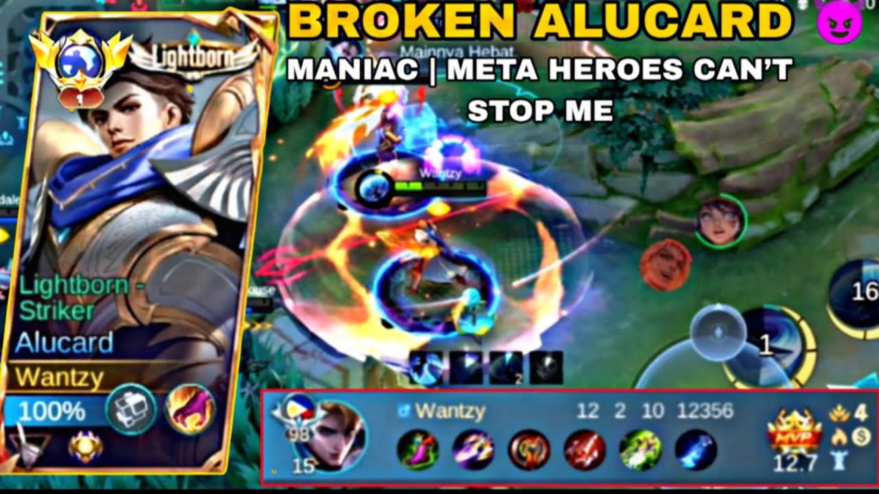 ALUCARD BROKEN BUILD & EMBLEM 😈 | MANIAC GAMEPLAY 2026