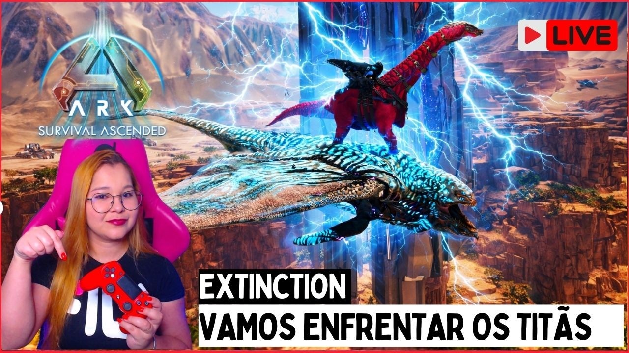 🔥ARK ASCENDED🔥 -  Dia de Extinção 🏹🦖 !discord !servidor !pix