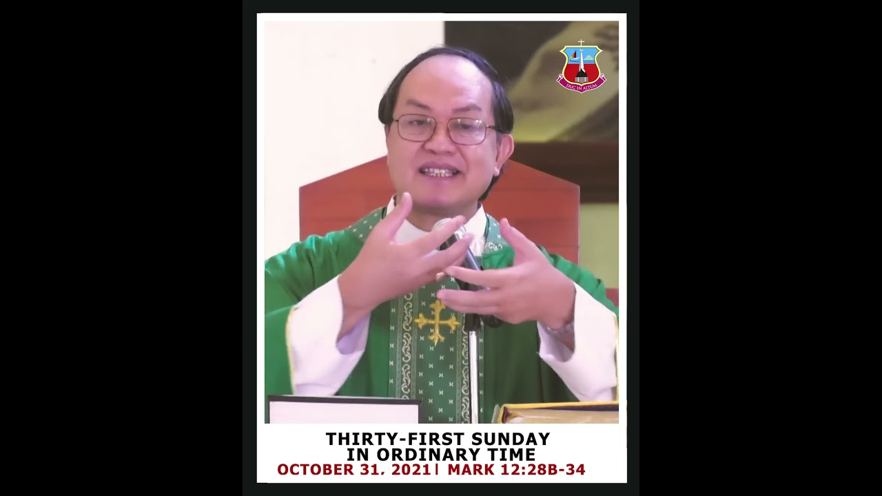 Thirty-first Sunday in Ordinary Time Homily