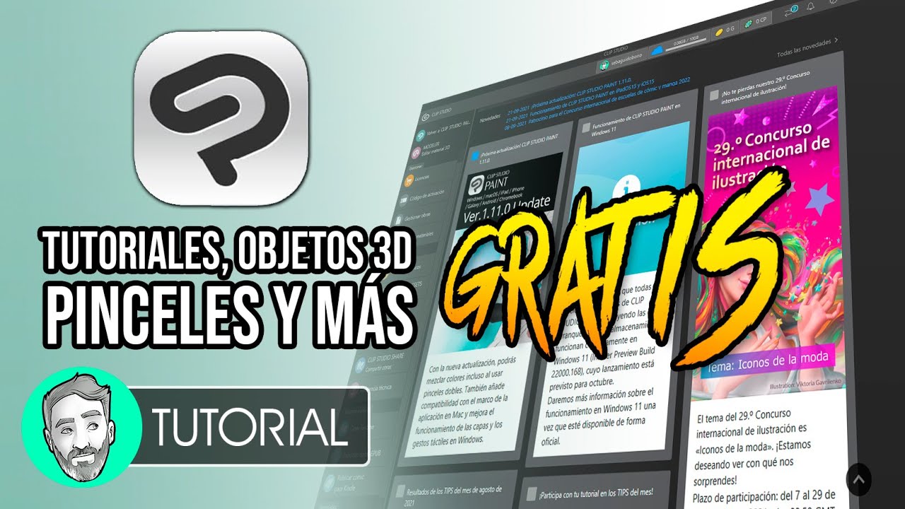 Tutoriales, 3D, Pinceles y más | Clip Studio Paint