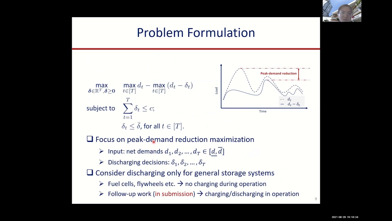 eEnergy21-Optimal Online Algorithms for Peak-Demand Reduction Maximization with Energy Storage