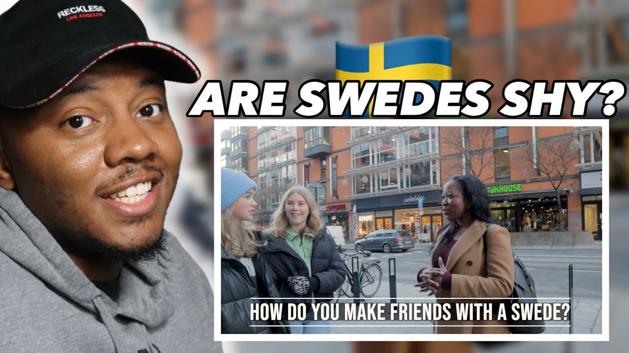 AMERICAN REACTS To Are Swedish people really shy? Talking to STRANGERS in STOCKHOLM