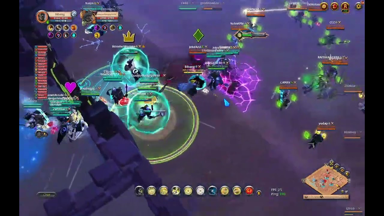 Initial Engage 14UTC Hallowfall POV | Albion Online
