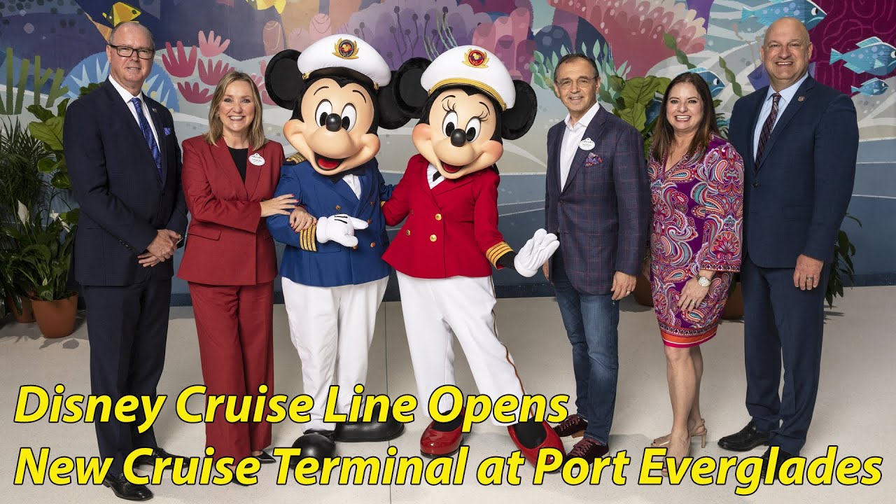 Disney Cruise Line Opens New Cruise Terminal at Port Everglades in Fort Lauderdale (Official Video)