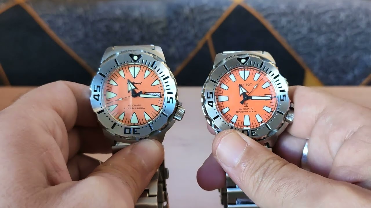 Seiko Monster GENUINO contra HOMENAJE/INSPIRACIÓN