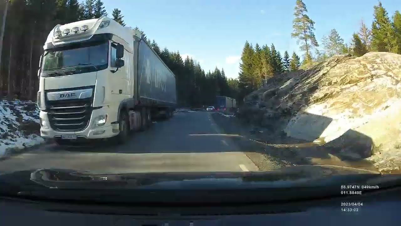 Drivig from Ed to Nössemark in Sweden (Väg 2183)