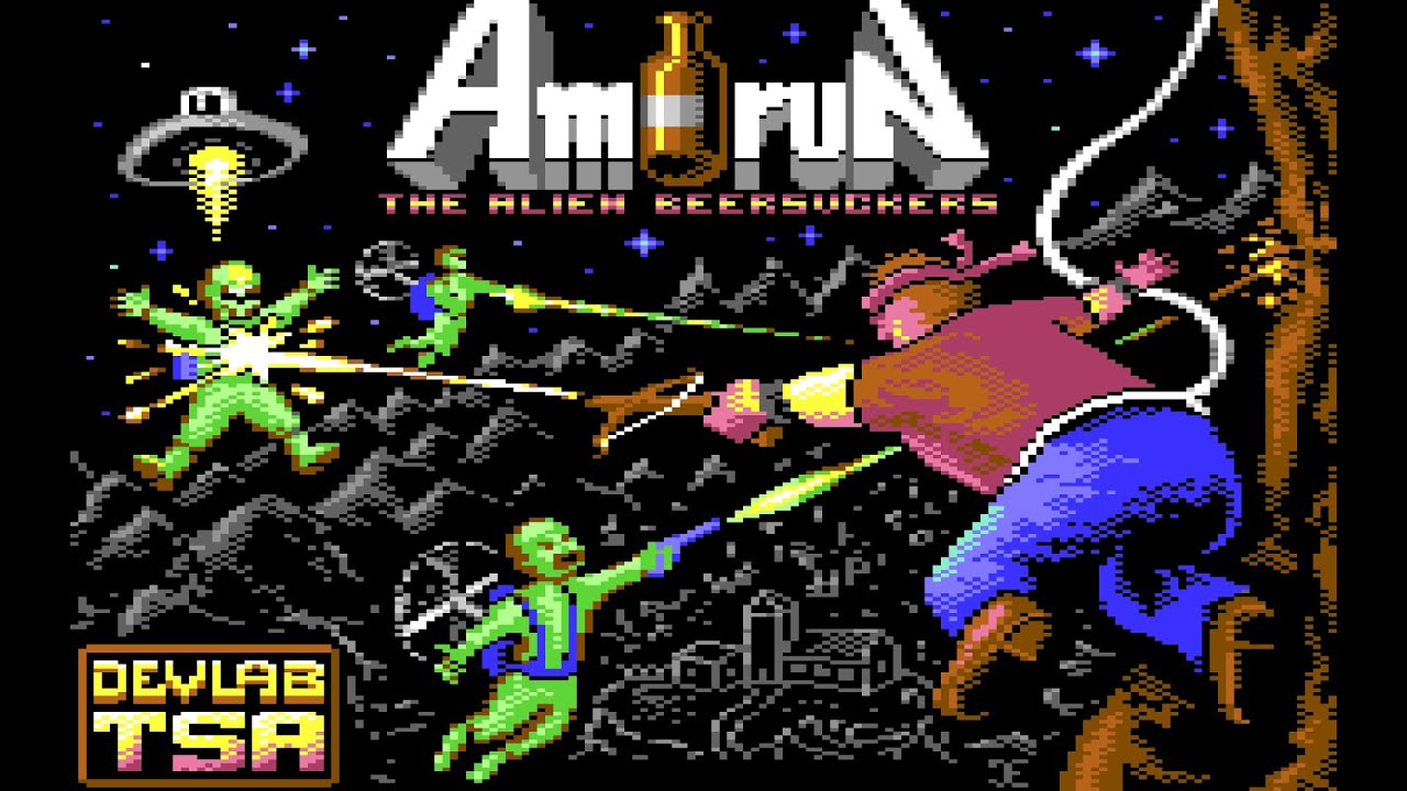 AmiRun and the Alien Beersuckers - 001