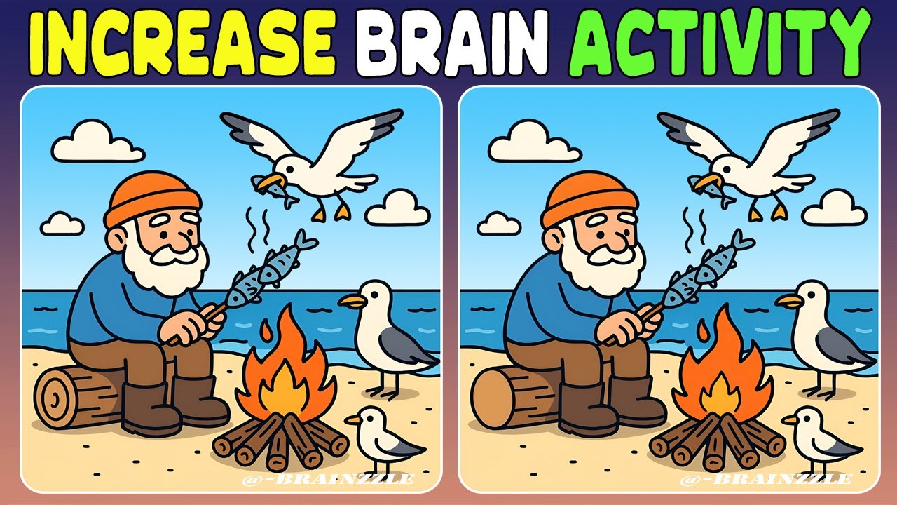 Find 3 Differences in 90 seconds | Brain Exercise: Locate Three Sneaky Changes