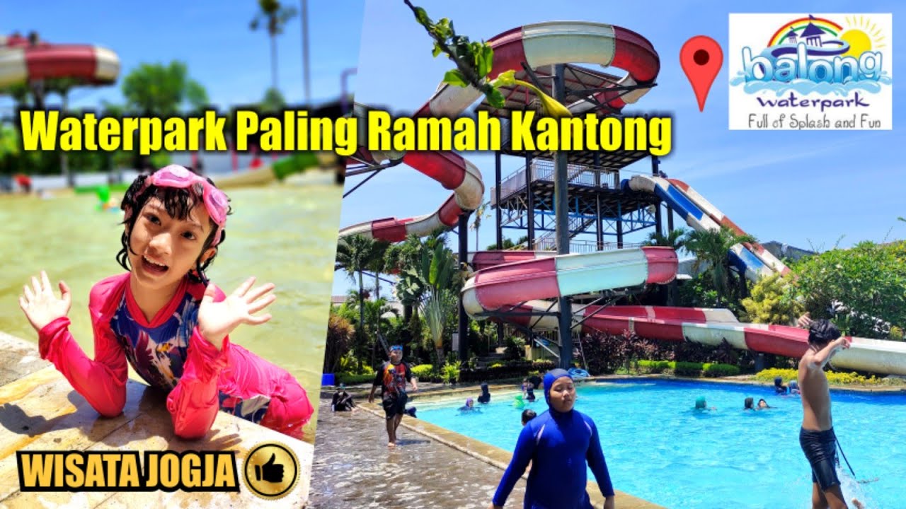 WATERPARK TERMURAH DI JOGJA‼️ MURAH TAPI TIDAK MURAHAN‼️ BALONG WATERPARK BANTUL