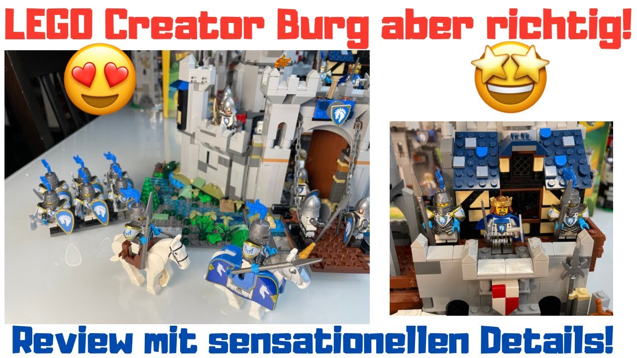 LEGO Creator Ritterburg im Mittelalter 31168 - Wahnsinn, was man da noch rausholen kann! Schaut! 😳
