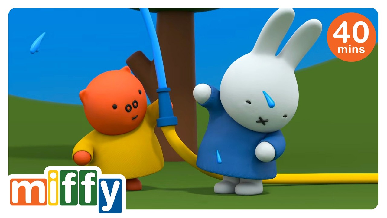 Playing with water | Miffy | Cartoons for kids