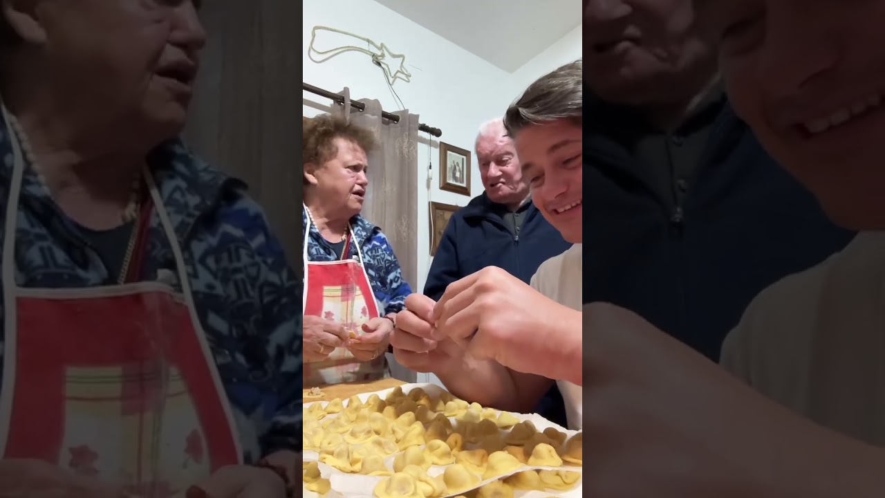 NONNO FAUSTINO - Carletto fà i cappelletti e si tocca i coj*ni e il NONNO si INFURIA 😂🐊😂