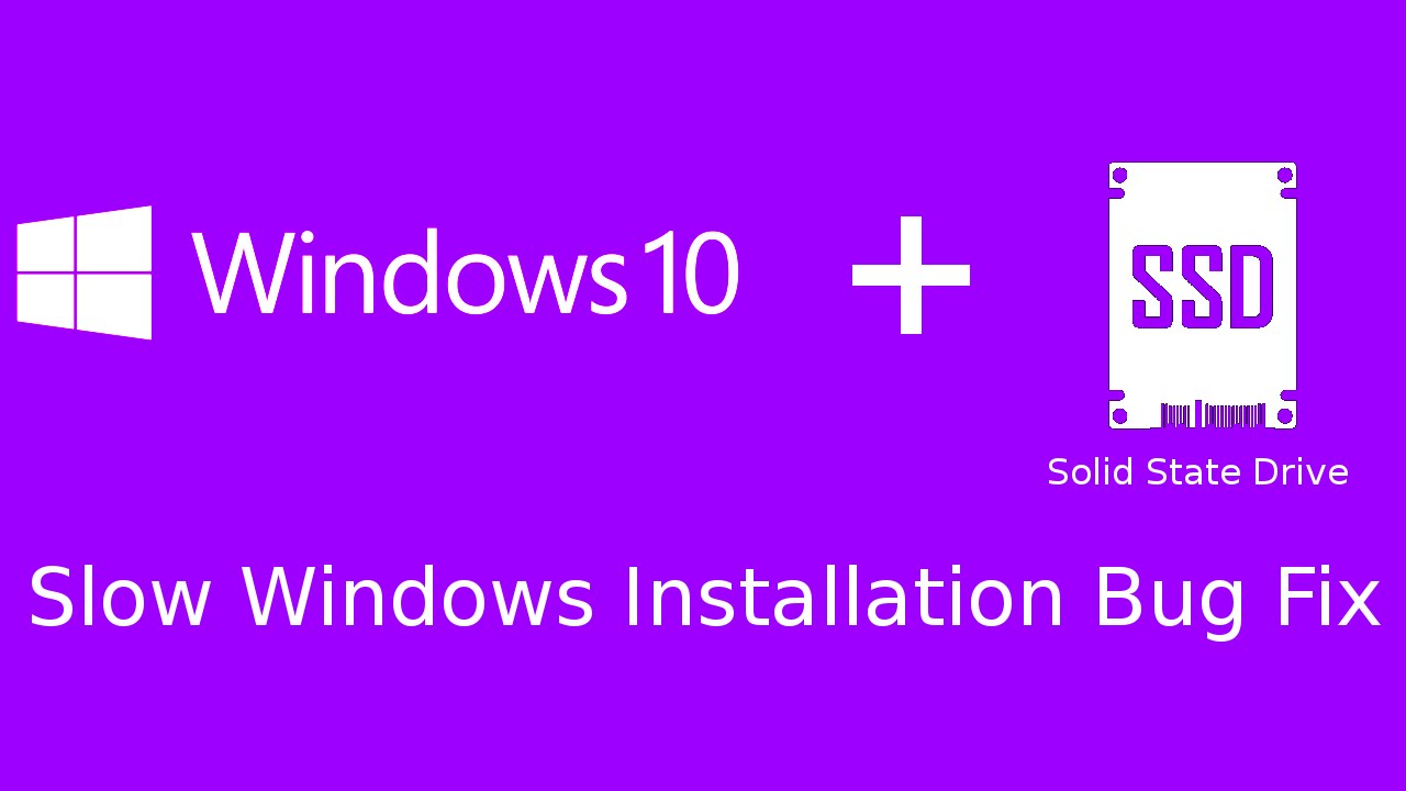 Ускорение медленной установки Windows 10 на SSD: решение проблемы