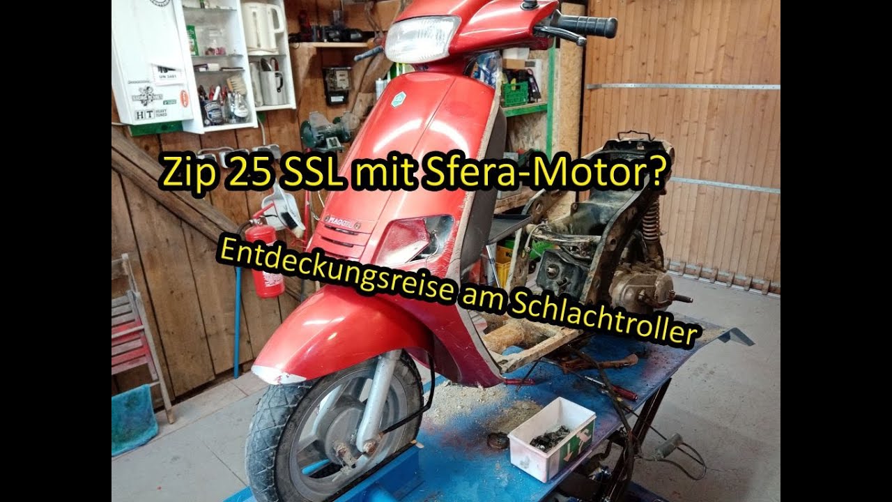 Piaggio Zip 25 SSL mit Sfera Motor | Entdeckungsreise am Schlachtroller