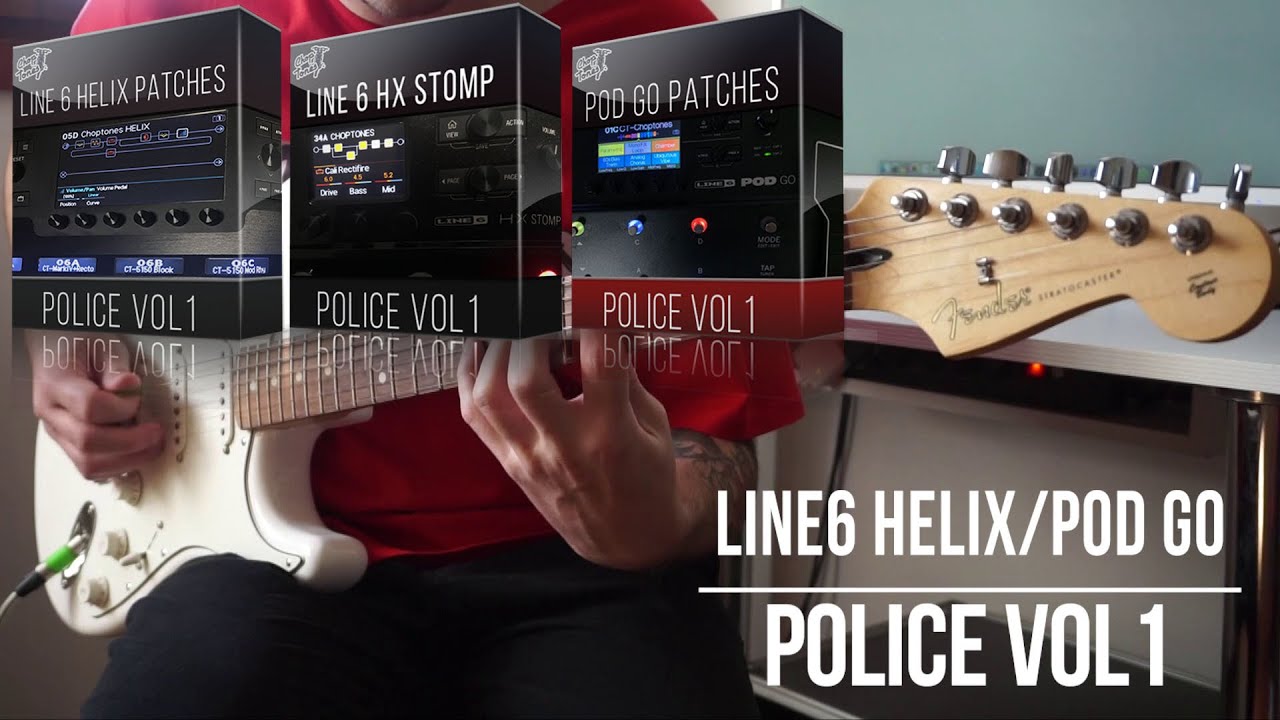 Line 6 Helix Series / POD Go Patches | Police vol1 | Medley Demo (Andy Summers Tone)
