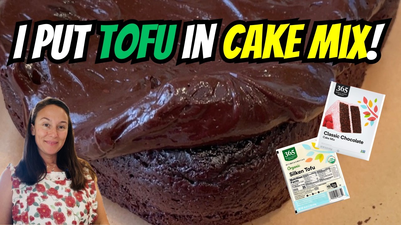 I Added Silken Tofu to Chocolate Cake Mix&hellip;Was It Good? 